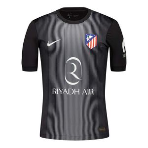 Camiseta Portero Manga Corta Negra 25/26